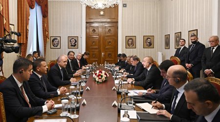 Azərbaycan və Bolqarıstan Prezidentlərinin geniş tərkibdə görüşü oldu