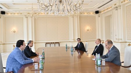Prezident İlham Əliyev Beynəlxalq Şahmat Federasiyasının Prezidentini qəbul edib