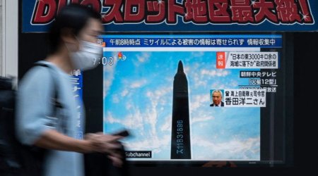 Şimali Koreya Yaponiya üzərindən ballistik raket atıb