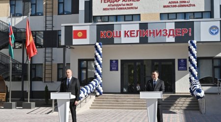 Azerbaijani leader thanks Kyrgyz president