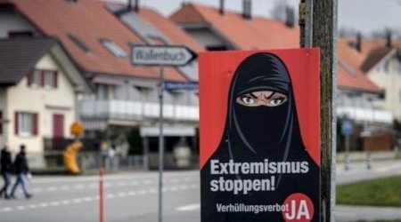 İsveçrədə niqablı qadınlara cərimə yazılacaq