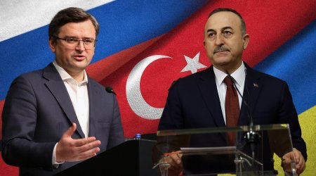 Türkiyə və Ukraynanın xarici işlər nazirləri danışdılar