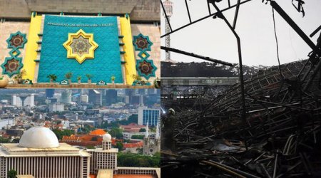 İndoneziyada məscid çökdü