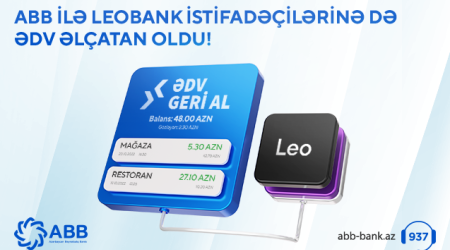 ABB “ƏDV geri al” xidmətini LeoBank istifadəçiləri  üçün də əlçatan etdi