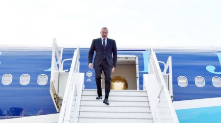 İlham Əliyev Soçiyə GETDİ