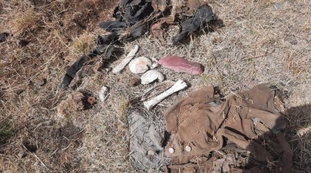 Human bones and women's clothing items found in Kalbajar