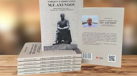 M.F.Axundov haqqında yeni kitab nəşr edilib