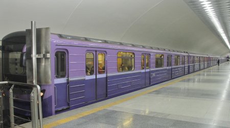 Bakı metrosunda 7 vaqonlu qatarlar xəttə buraxılıb