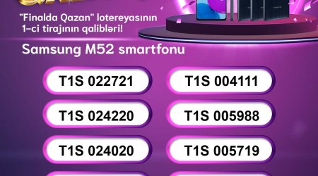 “Final çay iç, Finalda qazan!” lotereyasının ilk qalibləri artıq müəyyənləşdi!-FOTO