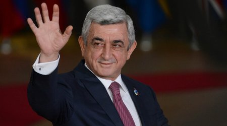 Sarkisyan Qarabağa gedib