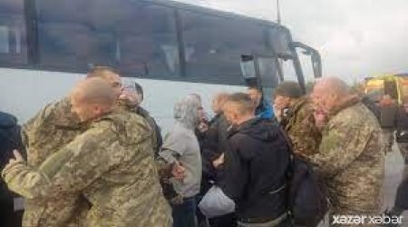 Ukraynalı sərhədçilər əsirlikdən azad edildi