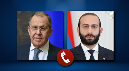 Lavrovla Mirzoyan arasında telefon danışığı oldu