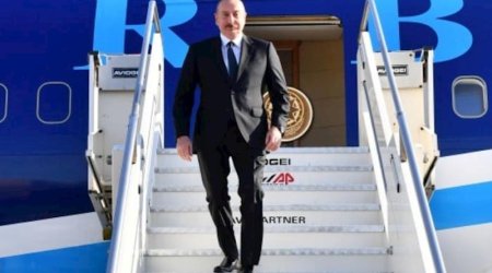 İlham Əliyev Albaniyaya getdi - YENİLƏNİB