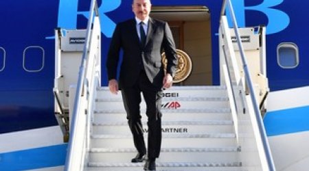 President of Azerbaijan arrives in Albania