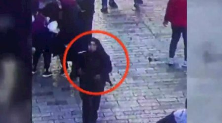 Terrorçunun bombanı İstiklal küçəsinə qoymasının görüntüləri yayıldı