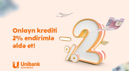 Unibank kredit faizini endirdi