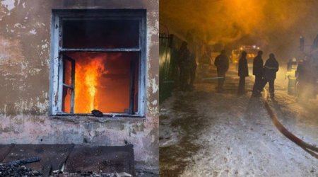 Rusiyada beşi uşaq olmaqla yeddi nəfər yanaraq öldü