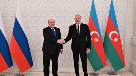 İlham Əliyevin Rusiya Hökumətinin sədri ilə təkbətək görüşü olub
