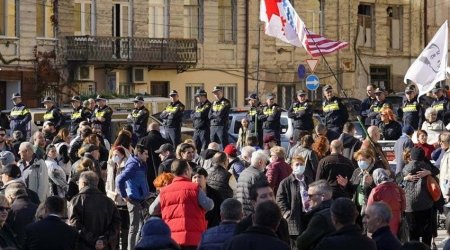 Tbilisidə etiraz aksiyası