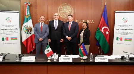 Mehriban Əliyevanın köməkçisi Meksikada səfərdə olub