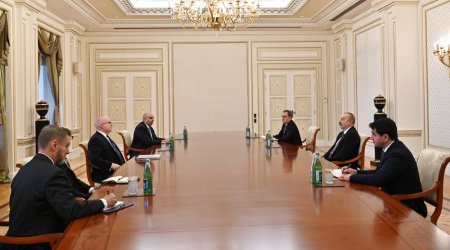 Prezident Filip Rikeri qəbul edib - YENİLƏNİB