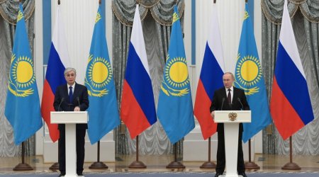 Presidents of Kazakhstan, Russia discuss creation of 