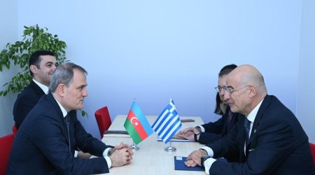 Azerbaijani Foreign Minister Bayramov discusses energy cooperation with Greek counterpart