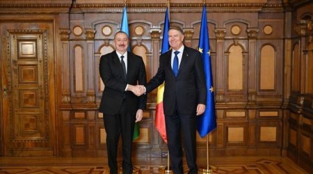 Состоялась встреча президентов Азербайджана и Румынии