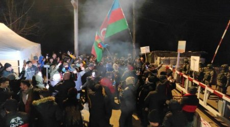 Xankəndi-Laçın yolunda keçirilən etiraz aksiyası bir həftədir davam edir