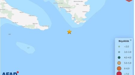 Türkiyədə zəlzələ baş verib