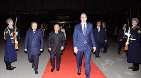 Serbiya Prezidentinin Azərbaycana səfəri başa çatdı