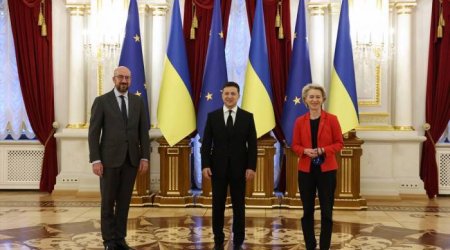 Zelenski Mişel və Leyenlə görüşəcək