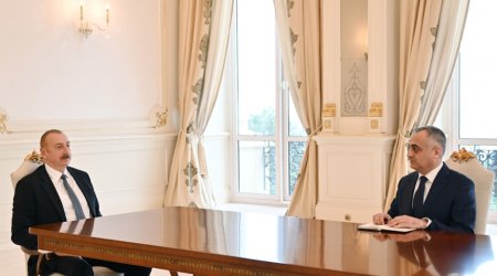 Prezident Naxçıvanda Azərbaycan Prezidentinin səlahiyyətli nümayəndəsini qəbul edib