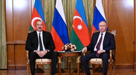 Vladimir Putin congratulates Azerbaijani President
