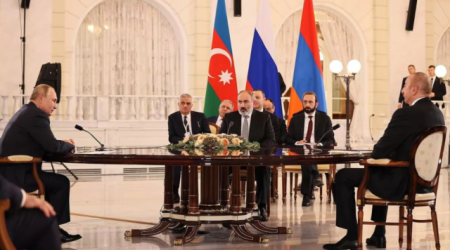 Putin Əliyev və Paşinyanla təkbətək görüşəcək