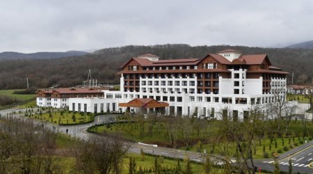 Prezident və xanımı “Şabran” İstirahət Kompleksinin açılışında iştirak ediblər