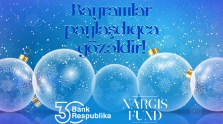 “Nargis” Fondu və “Bank Respublika” aztəminatlı ailələrə bayram sovqatı təqdim etdi