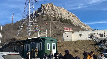 Şuşa-Xankəndi yolunda aksiyada iştirak edənlərin sayı artır 