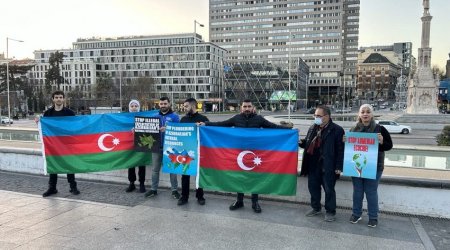 Madriddə ermənilərə ETİRAZ