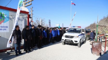 Xankəndidən Laçın istiqamətinə sülhməramlıların avtomobilinin maneəsiz keçidinə şərait yaradılıb