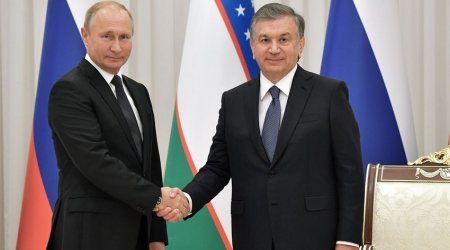 Rusiya və Özbəkistan prezidentləri arasında telefon danışığı olub