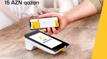 Yelo Mastercard kartınla Apple Pay ödənişi et, 15 AZN qazan