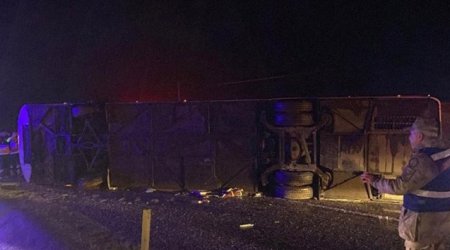 Türkiyədə avtobus aşdı - 5 ölü, 23 yaralı