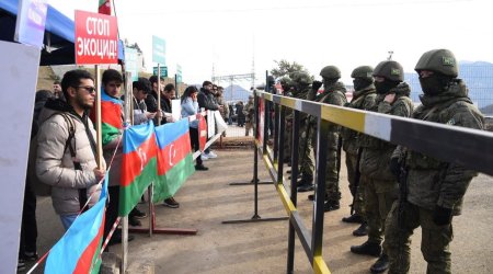 Акция протеста на дороге Ханкенди-Лачын продолжается уже 35 дней