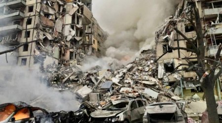 Dneprdə raket hücumu nəticəsində ölənlərin sayı 18 nəfərə çatıb