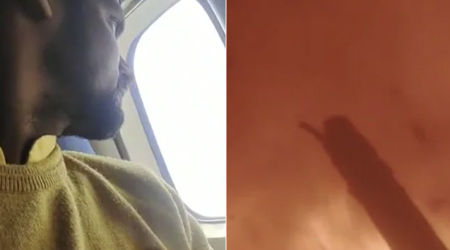 Nepalda təyyarənin qəzaya uğrama anı - Video