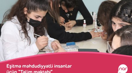 “Nar” 2023-cü ildə də sosial yönümlü peşə təlimlərinə davam edir