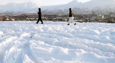 Əfqanıstanda soyuqdan ölən şəxslərin sayı açıqlanıb