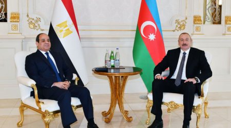 Состоялась встреча президентов Азербайджана и Египта один на один