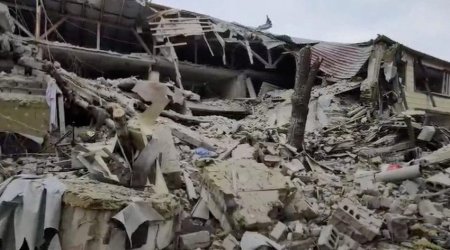 Rusiya hərbçilərinin olduğu xəstəxanada partlayış olub, ölən var